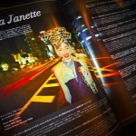 misha janette in add magazine