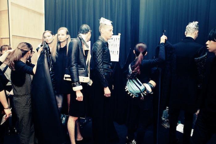 models line up