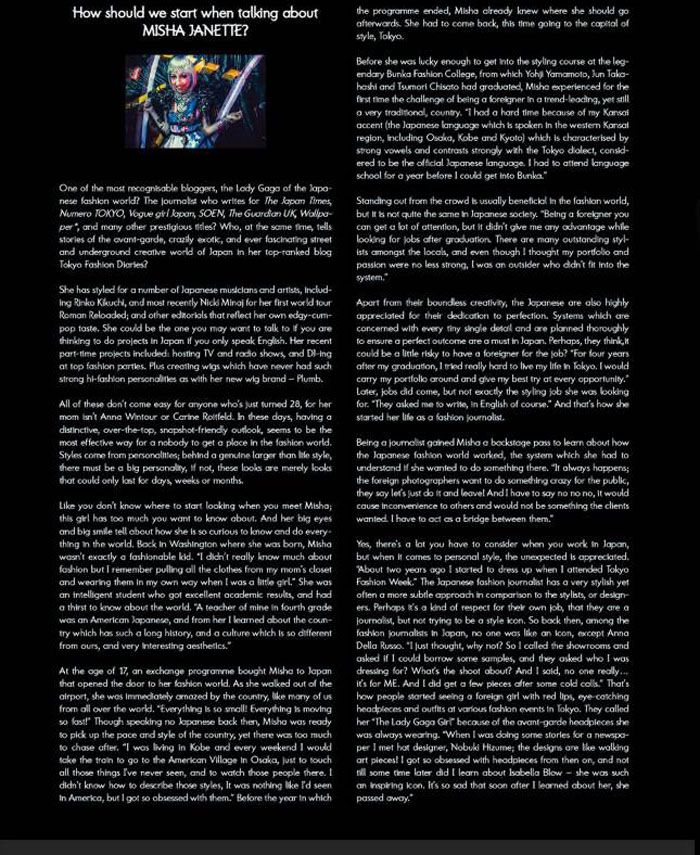 misha janette interview