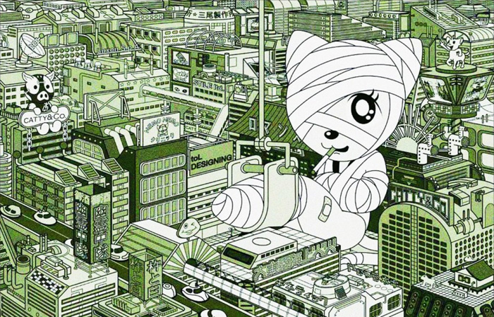 tamala punk cat in space